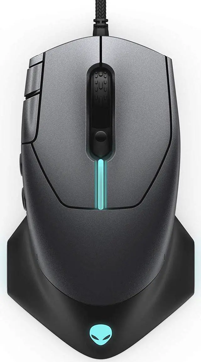 Alt view image 6 of 6 - Alienware RGB Gaming Mouse AW510M: 16, 000 DPI Optical Sensor - Alienfx RGB - 10 Buttons - Adjustable Scroll Wheel - Large Click Anywhere L/R Buttons