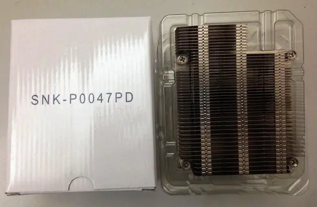 Main image of Supermicro SNK-P0047PD 1U Passive CPU Heatsink for X9DRL Motherboard
