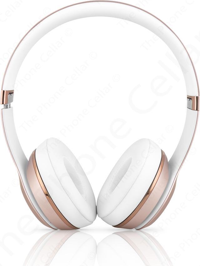 Alt view image 2 of 6 - Apple "Beats by Dr. Dre" Solo3 Wireless Headphones MX442LL/A - Rose Gold ("The Icon Collection")