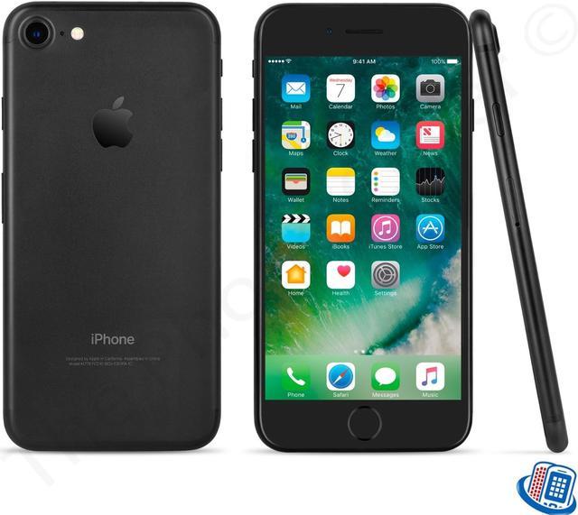 Restored Apple iPhone 7 Plus, GSM Unlocked 4G LTE- Jet Black, 256GB  (Refurbished)