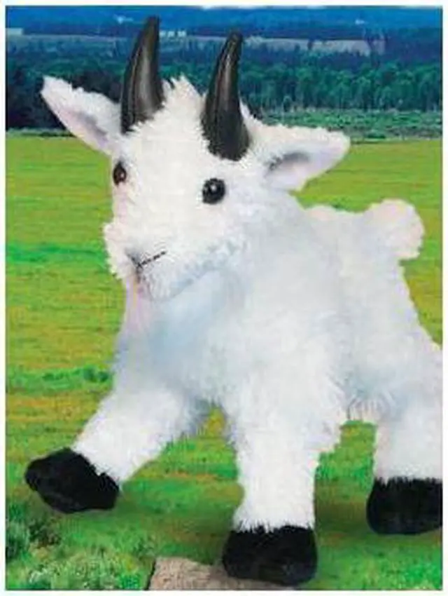 Alt view image 2 of 9 - Maggie Mountain Goat 8" Plush By Douglas Cuddle Toys