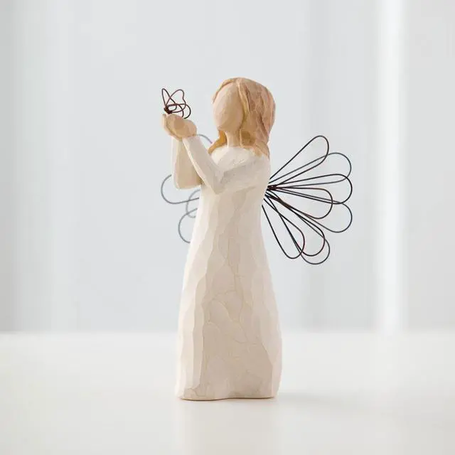 Alt view image 3 of 5 - Willow Tree Figurine - Angel of Freedom