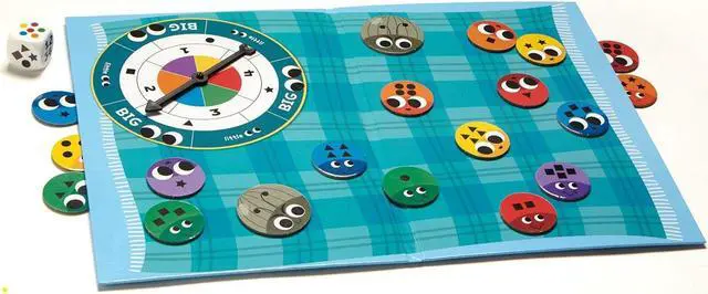 Alt view image 3 of 9 - Peaceable Kingdom / Snug as a Bug in a Rug Preschool Skills Builder Game