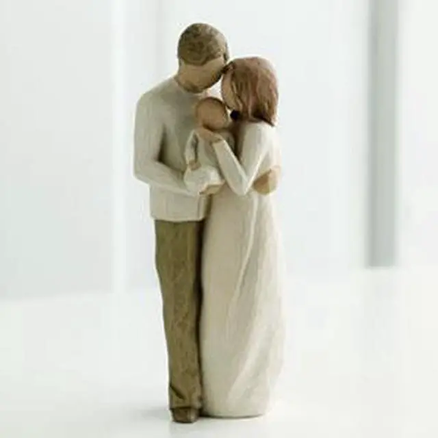 Alt view image 3 of 3 - Willow Tree Figurine - Our Gift, New Parents
