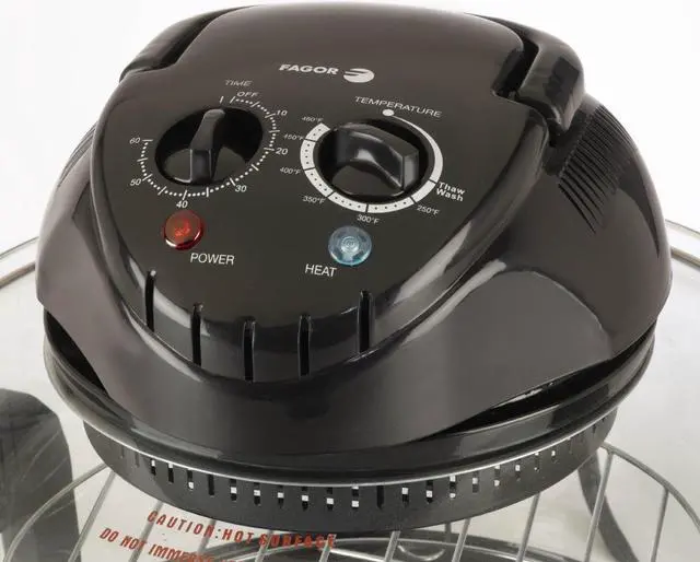 Alt view image 6 of 8 - Fagor 670040380 12 Quart Halogen Tabletop Oven, Black