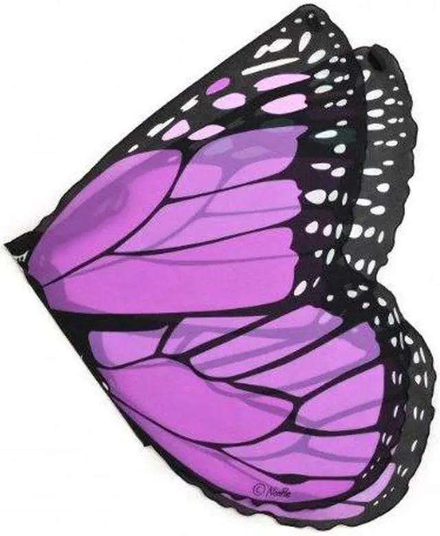 Alt view image 5 of 20 - Douglas Toys Dreamy Dress-ups Purple Monarch Butterfly Fabric Wings