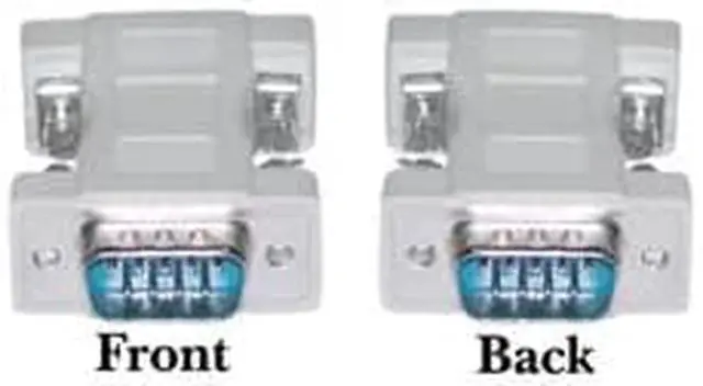 Alt view image 2 of 8 - Cable Wholesale DB9 Male / DB9 Male Serial / AT Modem Adapter, Molded type