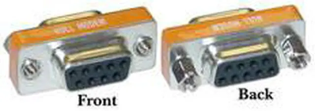 Alt view image 2 of 6 - Cable Wholesale Mini Null Modem DB9 Female / DB9 Female, Adaptor