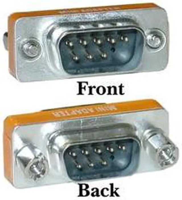 Alt view image 2 of 4 - Cable Wholesale DB9 Male / DB9 Male Mini Null Modem Adaptor