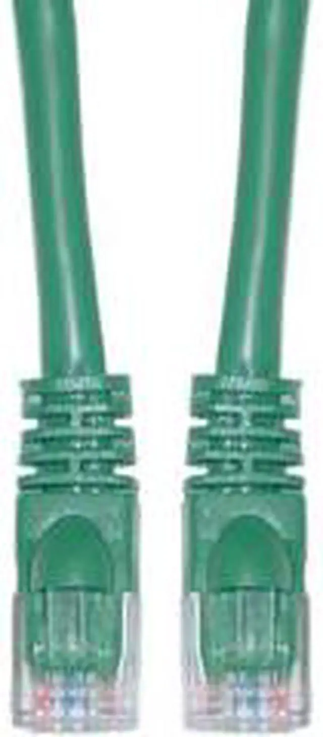 Main image of CAT5E, UTP, with Molded Boot, 350MHz, Green, 1 ft