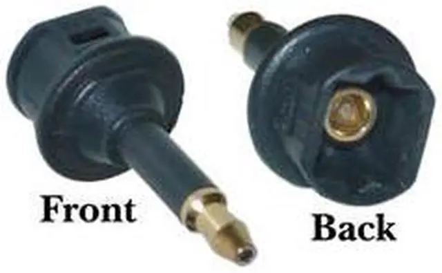 Alt view image 2 of 4 - Cable Wholesale Digital Optical (Toslink) Female / 3.5mm Male Digital Audio Adapter