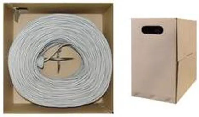 Alt view image 4 of 4 - Cable Wholesale Connectors  Bulk Cat6 Gray Ethernet Cable, Stranded, UTP