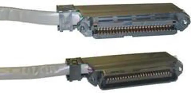 Main image of CAT3 25 Pair Male / Female Telco Trunk Cable, 90 degree orientation, 25 ft