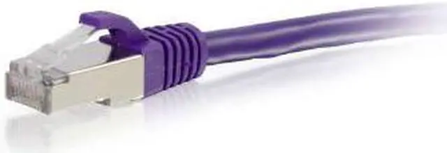 Main image of C2g-2Ft Cat6 Snagless Shielded (Stp) Network Patch Cable - Purple