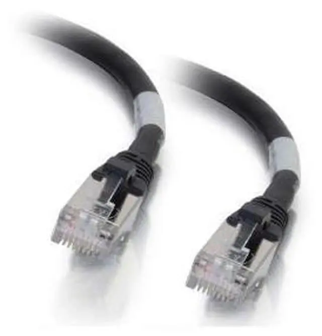 Main image of C2G 00707 Cat6a Cable - Snagless Shielded Ethernet Network Patch Cable, Black (2 Feet, 0.60 Meters)