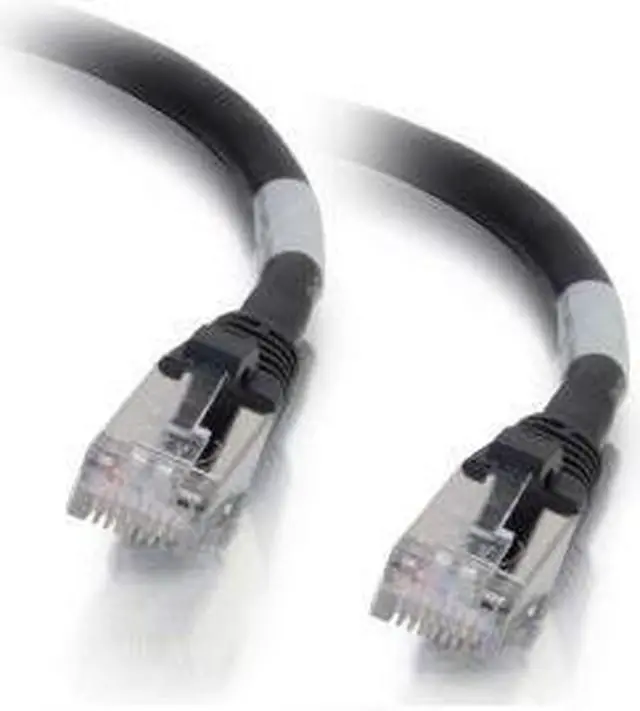 Main image of C2G 00722 35FT CAT6A BOOTED STP BLK