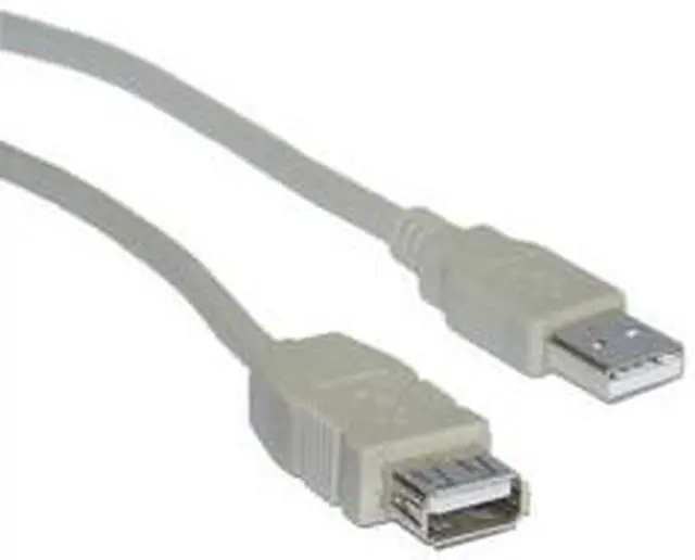 Alt view image 2 of 5 - Cable Wholesale Type A Male to Type A Female USB 2.0 Extension Cable, 15 foot