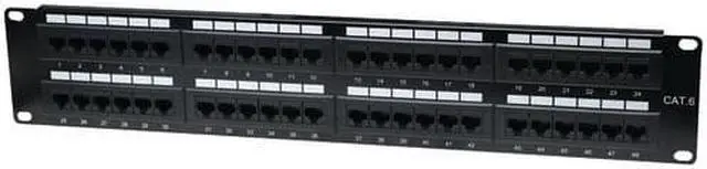 Alt view image 3 of 5 - Intellinet Network Solutions 560283 Cat-6 Patch Panel, 48 Port, Utp, 2U