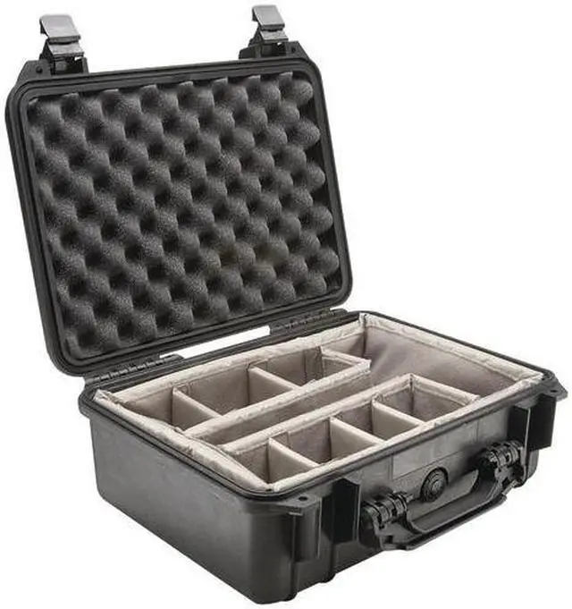 Main image of Pelican Protector Case 1450 with Padded Dividers - Hard case - copolymer - black