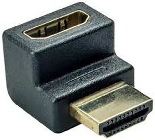 Alt view image 2 of 4 - Cable Wholesale HDMI Right Angle Adapter HDMI Male to HDMI Female 90 Degree