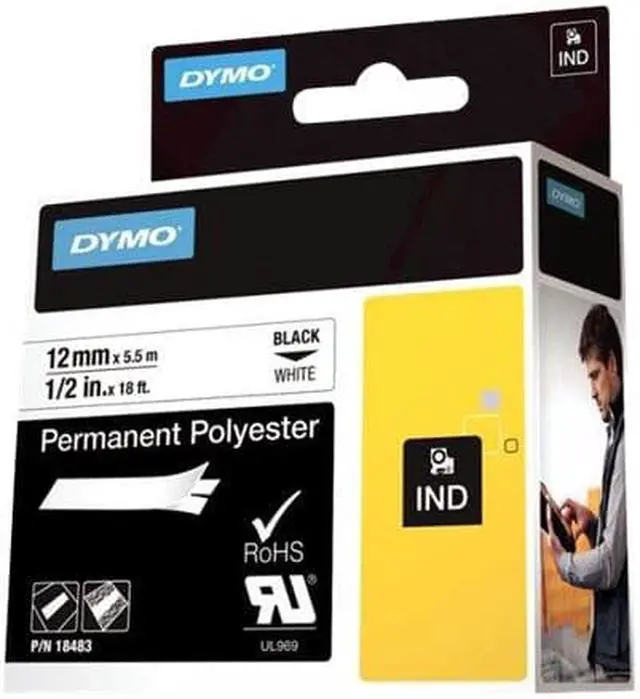 Main image of DYMO - permanent polyester tape - 1 roll(s)