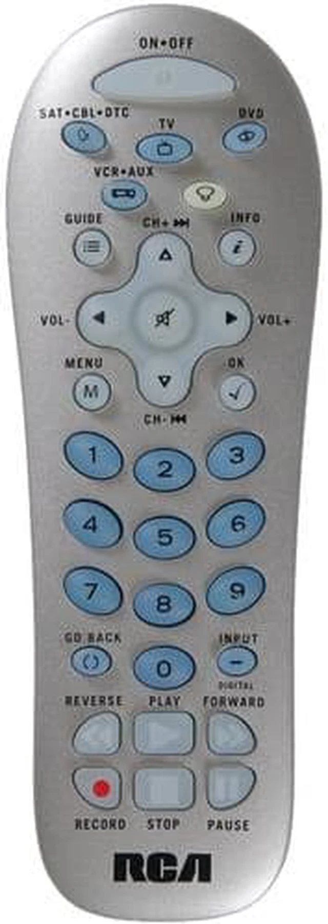 Pi 412 Remote RCA RCR412SIR Rca rcr412sir 4-device backlit universal remote - Newegg.com