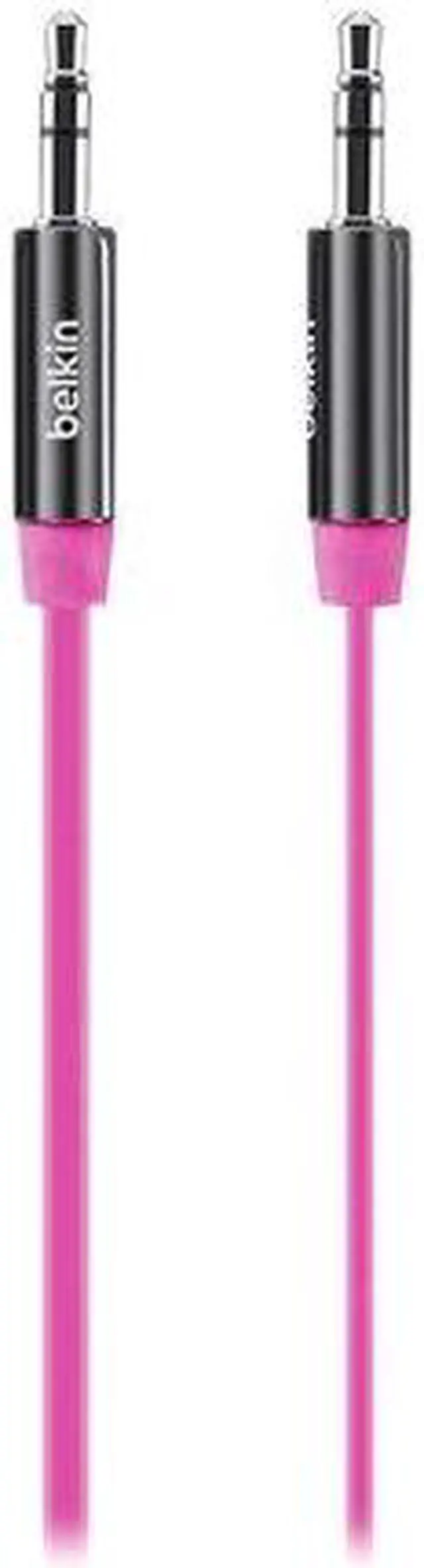 Main image of BELKIN Pink Cell Phone - Chargers & Cables AV10127tt03-PNK for iPhone 5 / 5s and 5c and many other 3.5m compaible devices