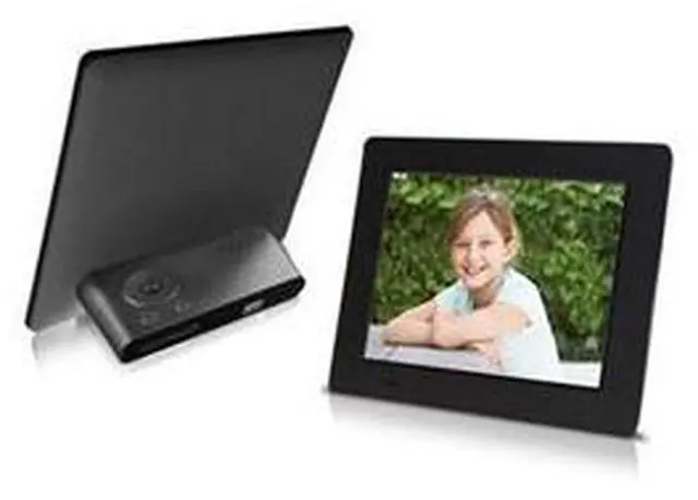 Alt view image 3 of 5 - Sungale PF709 7-Inch Ultra-Slim Digital Photo Frame (Black)