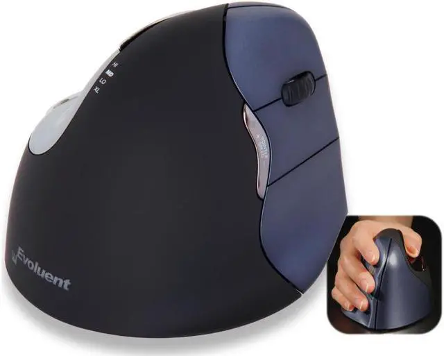 Main image of EVOLUENT VERTICAL MOUSE 4 WIRELESS RIGHT HANDED-THE ERGONOMIC PATENTED SHAPE SUP