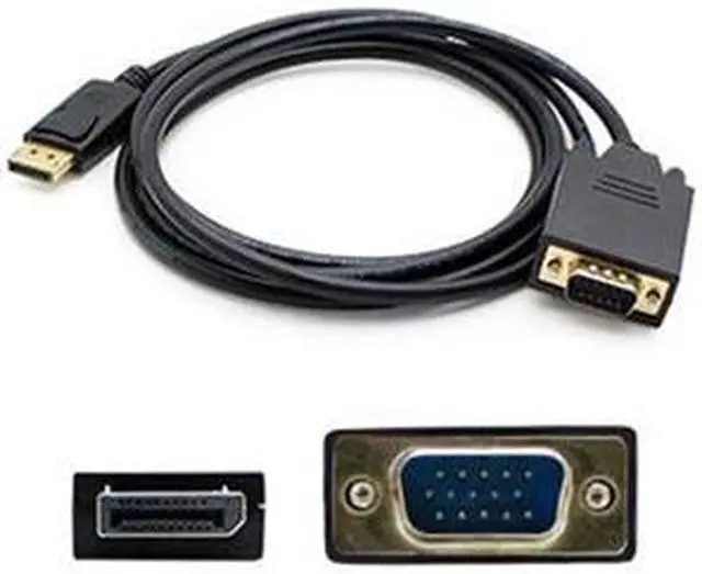 Main image of AddOn 5-Pack of 3ft Mini-DisplayPort Male to VGA Male White Adapter Cables