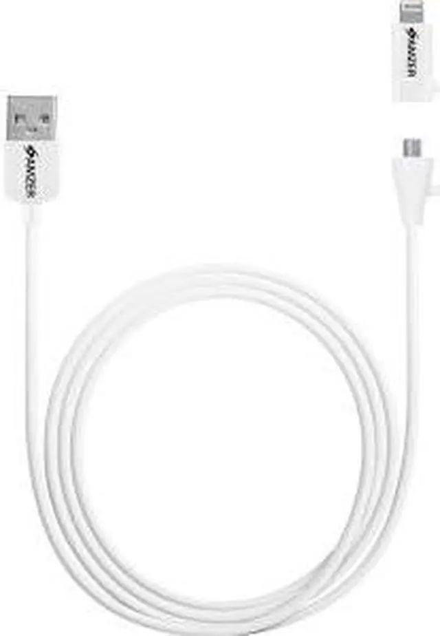 Alt view image 4 of 13 - Amzer MFi Certified Lightning to Micro USB Sync & Charge Cable (3.2 Feet/ 1 Meter) - White