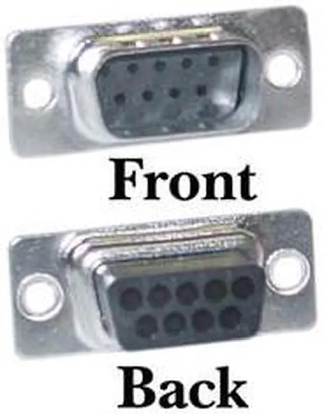 Main image of Cable Wholesale DB9 Pin Male Crimping Housing (Serial)