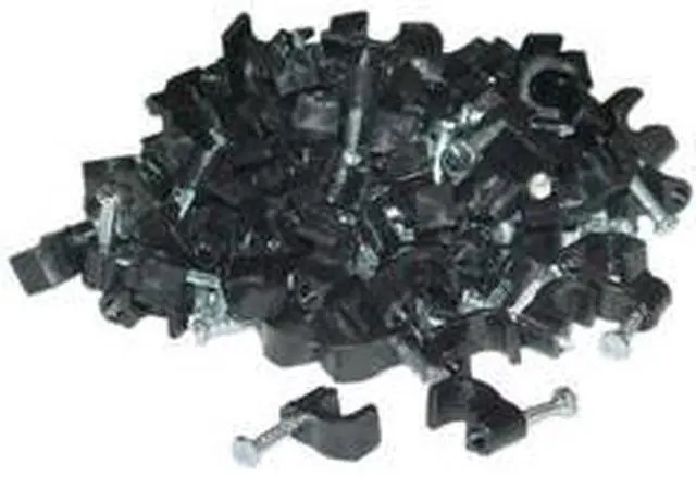 Main image of Cable-Clip Black RG59 (100 pieces per bag)