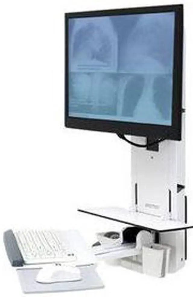 Main image of Ergotron StyleView Sit-Stand Vertical Lift, Patient Room - mounti ...