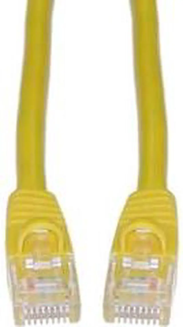Alt view image 3 of 4 - Cable Wholesale Cat 6a Ethernet Patch Cable Snag-less/Molded Boot 500 MHz 35 foot - Yellow