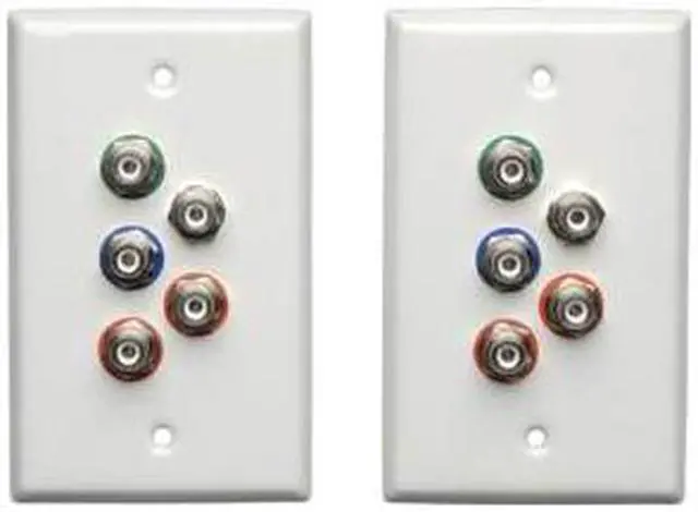 Alt view image 2 of 7 - Tripp Lite B136-101-WP-1 Cat5 Extender Wallplate Kit