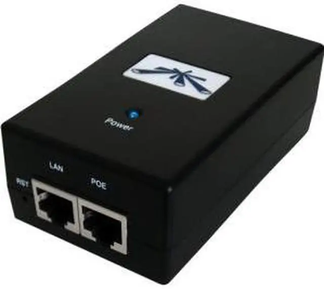 Alt view image 3 of 3 - Ubiquiti POE-24-24W Power over Ethernet Injector