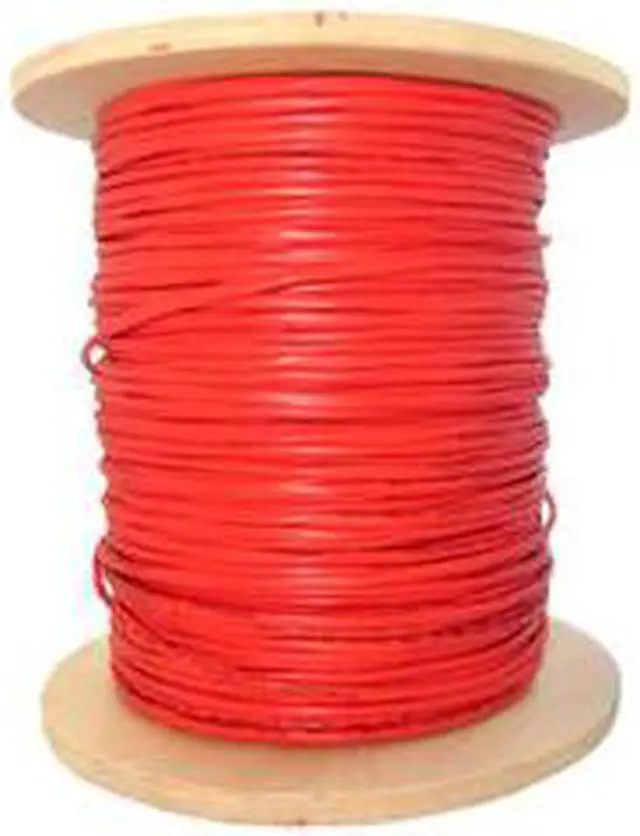 Alt view image 2 of 4 - 6 Fiber Indoor Distribution Fiber Optic Cable, Multimode, 62.5/125, Riser Rated, Spool, 1000 foot - Orange