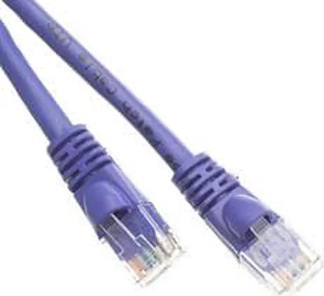Alt view image 2 of 3 - Cable Wholesale Cat 6 Purple Ethernet Patch Cable, Snagless / Molded Boot, 14 Foot