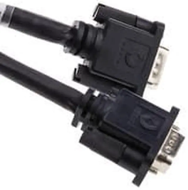 Alt view image 4 of 4 - Plenum VGA Computer Cable Black HD15 Male Coaxial Construction Shielded 35 foot