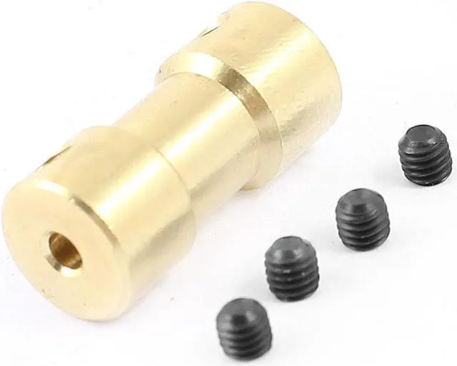 Main image of RC Airplane 2.3mm to 3mm Brass Motor Coupling Shaft Coupler Connector