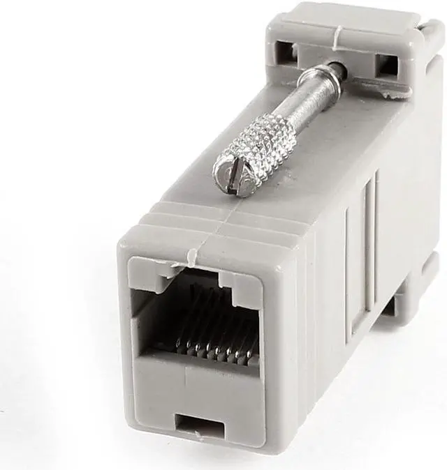 Alt view image 4 of 4 - VGA Extender Female to LAN CAT5 CAT6 RJ45 8P8C Network Cable Adapter