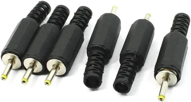 Alt view image 2 of 2 - 6 Pieces 2.5 x 0.7mm DC Power Cable Male Connectors Unwired Plugs
