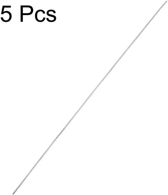 Alt view image 3 of 3 - 1mm x 250mm 304 Stainless Steel Solid Round Rod for DIY Craft - 5pcs