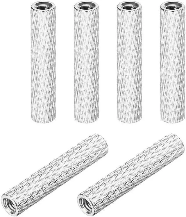 Main image of M3x25mm Aluminum Standoff with Mesh Texture Column Spacer for RC Airplane FPV Quadcopter CNC Silver 6pcs