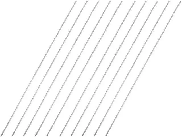 Main image of 1mm x 150mm 304 Stainless Steel Solid Round Rod for DIY Craft - 10pcs