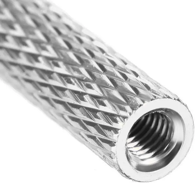Alt view image 3 of 3 - M3x25mm Aluminum Standoff with Mesh Texture Column Spacer for RC Airplane FPV Quadcopter CNC Silver 6pcs