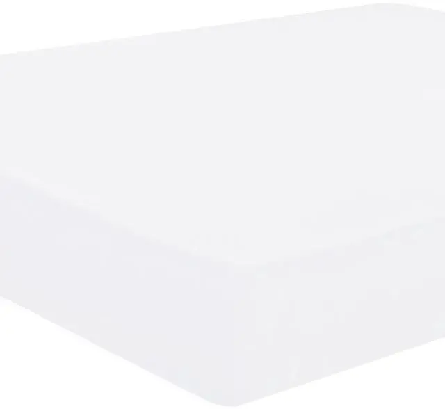 Main image of Five-Sided Waterproof Mattress Protector, Breathable Noiseless Mattress Pad Cover,100% Microfiber Polyester Surface, Elastic Fit on Mattress Depths Up to 14" White Queen