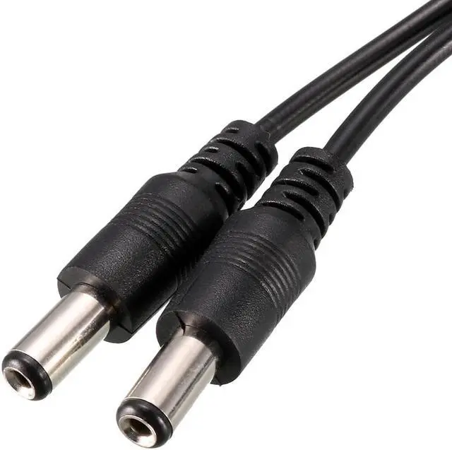 Alt view image 3 of 4 - Unique Bargains 12V DC Power Splitter Cable 1 Female to 2 Male Connectors 40cm 2.1mmx5.5mm Black