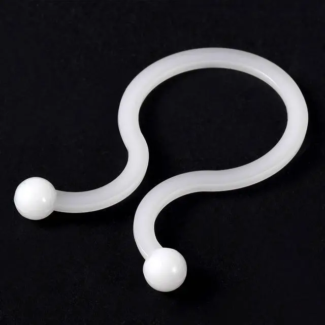Alt view image 3 of 5 - Nylon Reusable Twist Tie Cable Clips White 10mm x 30pcs, 18mm x 20pcs